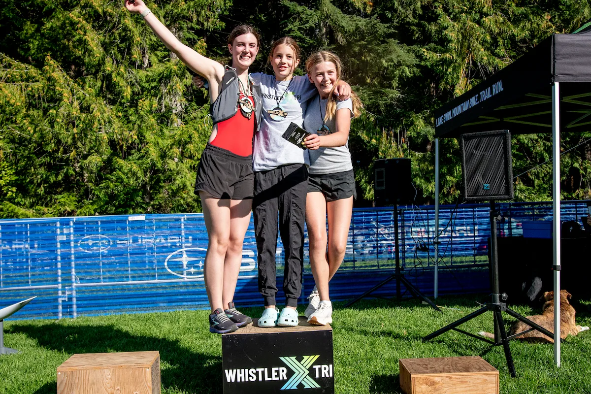 Kids at Whistler X Tri