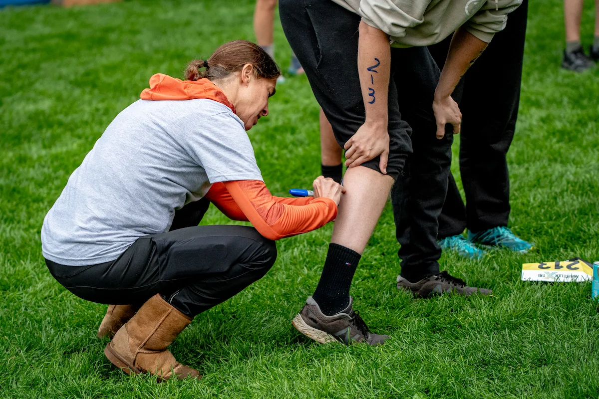 Transition area volunteer crew